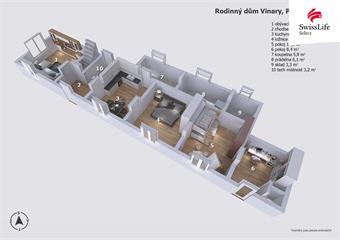 Prodej rodinného domu 300 m2 Vinary